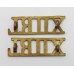 Pair of 12th Royal Lancers (XIIRL) Shoulder Titles