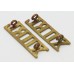 Pair of 12th Royal Lancers (XIIRL) Shoulder Titles