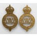 Pair of Grenadier Guards Shoulder Titles - King's Crown