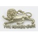 The King's Own (Royal Lancaster) Regiment Volunteers White Metal Cap Badge