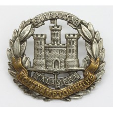 Victorian Northamptonshire Regiment Cap Badge