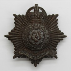 Hampshire Regiment Officer's Service Dress Cap Badge - King's Crown