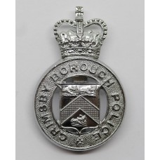 Grimsby Borough Police Cap Badge - Queen's Crown