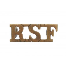 Royal Scots Fusiliers (R.S.F.) Shoulder Title