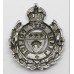 Leeds City Police Wreath Cap Badge - King's Crown