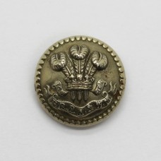 Victorian Prince Regent's Royal Ayr & Wigtown Militia Button (Small) circa 1859 - 81