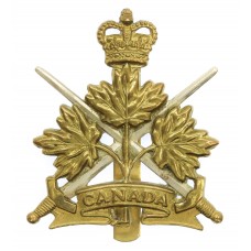 Canadian Army General Service Cap Badge - Queen's Crown