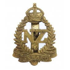 New Zealand Expeditionary Force (N.Z.E.F.) Cap Badge - King's Crown