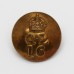16th Queen's Lancers Officer's Button - King's Crown (Large)