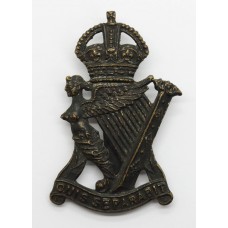 Royal Irish Rifles Cap Badge - King's Crown