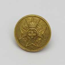 Royal Army Chaplain's Department Gilt Button - Queen's Crown (Small)