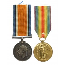 WW1 British War & Victory Medal Pair - Pte. F.R. Jones, Royal Army Medical Corps