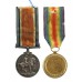 WW1 British War & Victory Medal Pair - Pte. F.R. Jones, Royal Army Medical Corps