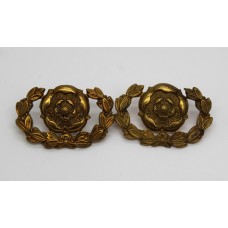 Pair of  Hampshire Regiment Collar Badges