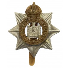 Devonshire Regiment Cap Badge - King's Crown
