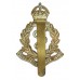Royal Army Medical Corps (R.A.M.C.) Brass Cap Badge - King's Crown