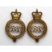 Pair of Grenadier Guards Shoulder Titles - Queen's Crown