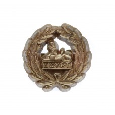 Gloucestershire Regiment WW2 Plastic Economy Back Cap Badge