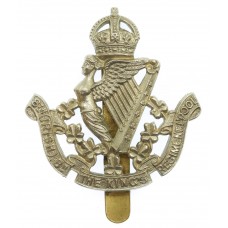 8th (Irish) Bn. King's Liverpool Regiment Cap Badge - King's Crown