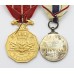 1977 Elizabeth II Silver Jubilee Medal (Canada) and Canadian Forces Decoration Medal Pair - Capt. T.V. Smallman