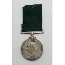 Victorian Volunteer Long Service & Good Conduct Medal - Sergt. A. Hood, 7th V.B. Royal Scots