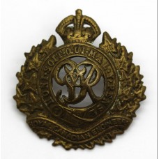 George VI Royal Canadian Engineers Cap Badge