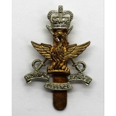 Mobile Defence Corps Cap Badge - Queen's Crown