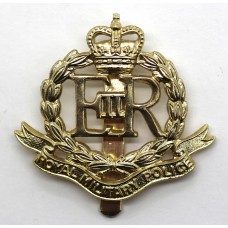 Royal Military Police (R.M.P.) Anodised (Staybrite) Cap Badge - Queen's Crown