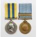 Queen's Korea and UN Korea Casualty Medal Pair - Gnr. M. Banbury, Royal Artillery - Died of Wounds