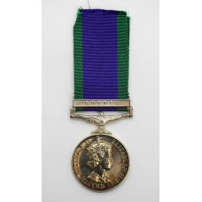 Campaign Service Medal (Clasp - Borneo) - SAC. R. Platford, Royal Air Force