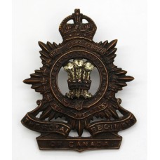 Royal Regiment of Canada Cap Badge - King's Crown