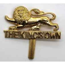 King's Own (Royal Lancaster) Regiment Anodised (Staybrite) Cap Badge