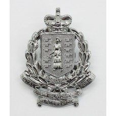 Royal Virgin Islands Police Force Cap Badge - Queen's Crown