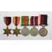 WW2 and RAF Long Service & Good Conduct Medal Group of Five - F.Sgt. P.R. Horton, Royal Air Force