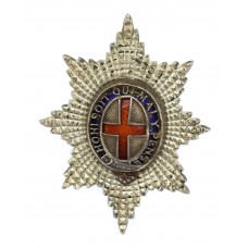 Coldstream Guards Officer's Silver & Enamel Cap Badge 