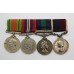 WW2, General Service Medal (Clasp - Cyprus) and RAF Long Service & Good Conduct Medal Group of Four - Sgt. L. Walker, Royal Air Force