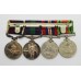 WW2, General Service Medal (Clasp - Cyprus) and RAF Long Service & Good Conduct Medal Group of Four - Sgt. L. Walker, Royal Air Force