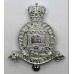 Oxford University O.T.C. Anodised (Staybrite) Cap Badge - Queen's Crown