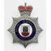 Royal Gibralter Police Enamelled Cap Badge - Queen's Crown