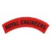 Royal Engineers  (ROYAL ENGINEERS) Printed Shoulder Title