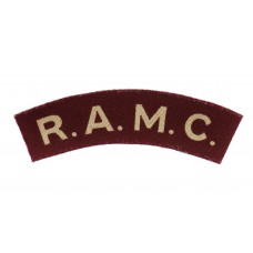 Royal Army Medical Corps (R.A.M.C.) Printed Shoulder Title