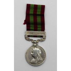 1895 India General Service Medal (Clasp - Relief of Chitral 1895) - Havdr. Bauf Khan, 4th Sikh Infantry