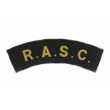 Royal Army Service Corps (R.A.S.C.) WW2 Printed Shoulder Title