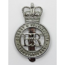 Dorset & Bournemouth Constabulary Cap Badge - Queen's Crown