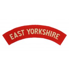 East Yorkshire Regiment (EAST YORKSHIRE) WW2 Printed Shoulder Title
