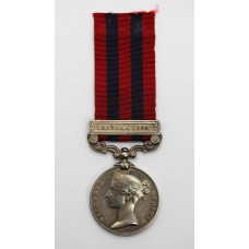 1854 India General Service Medal (Clasp - Hazara 1888) - Sepoy Bhagu, 2nd Sikh Infantry