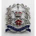 Hampshire Constabulary Sergeants Enamelled Cap Badge - Queen's Crown