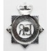 Leicester and Rutland Constabulary Senior Officer's Enamelled Cap Badge - Queen's Crown