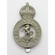 Kent Constabulary Cap Badge - King's Crown