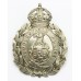 Huddersfield Police Wreath Helmet Plate - King's Crown